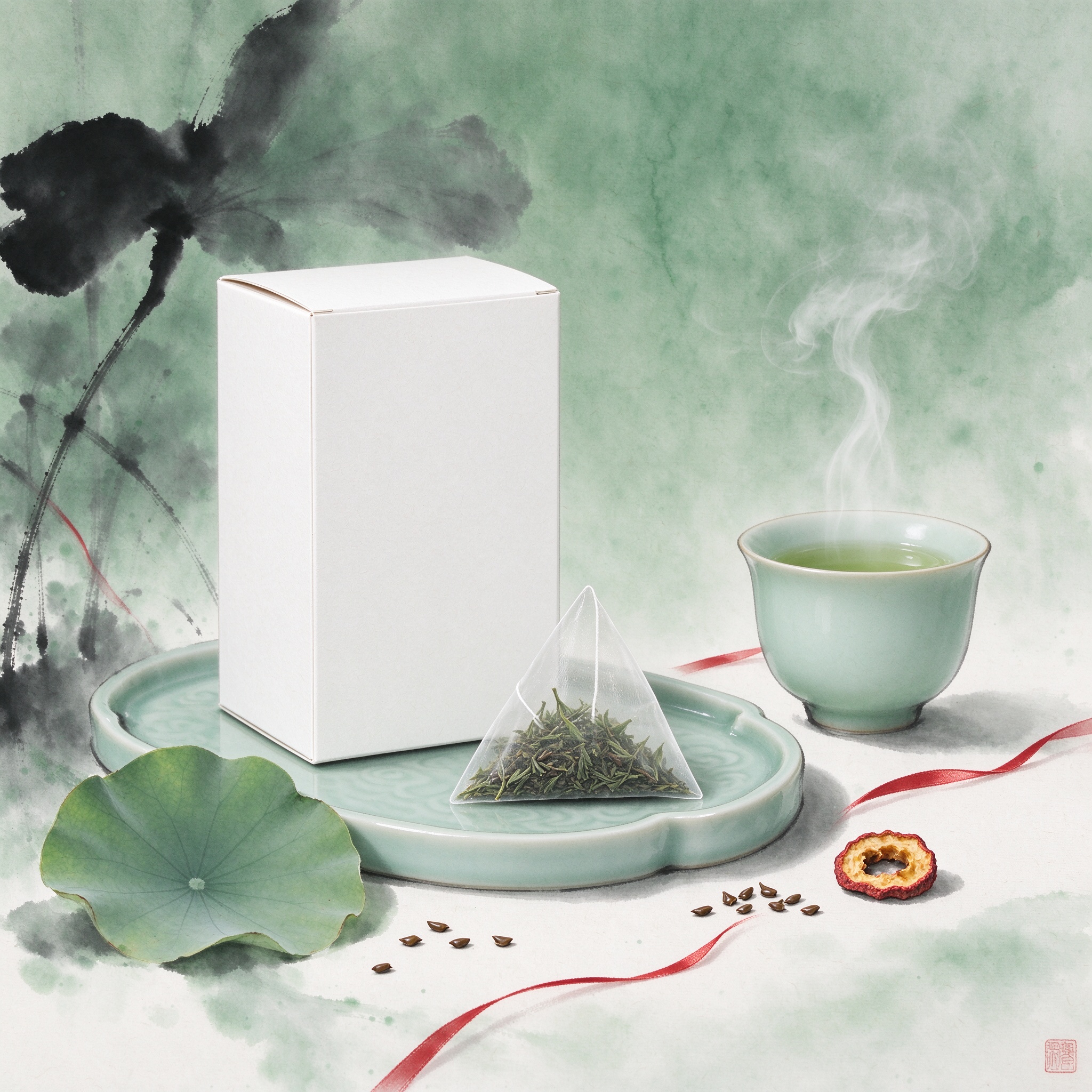 轻盈·荷叶决明子茶