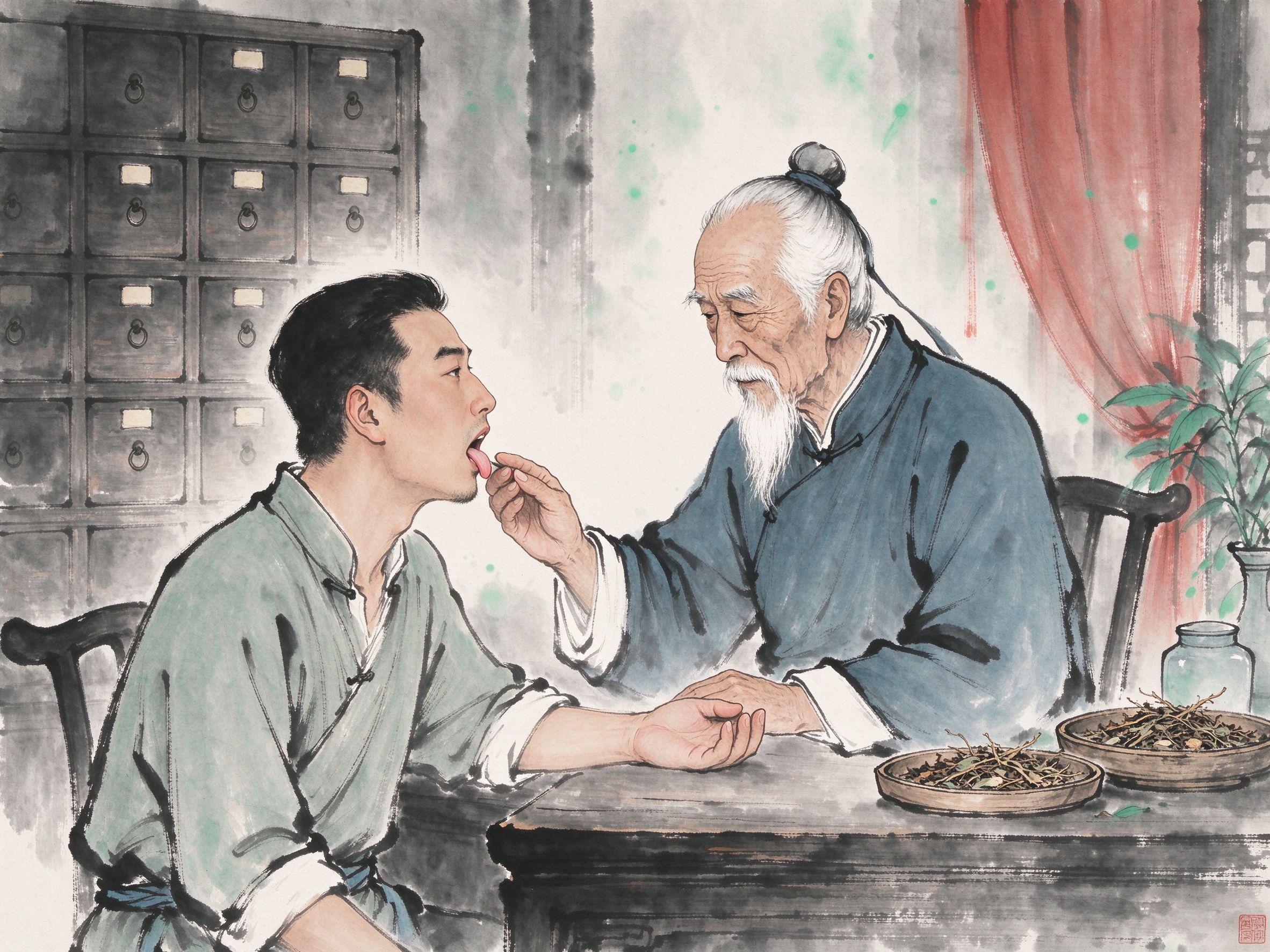 老中医望舌诊